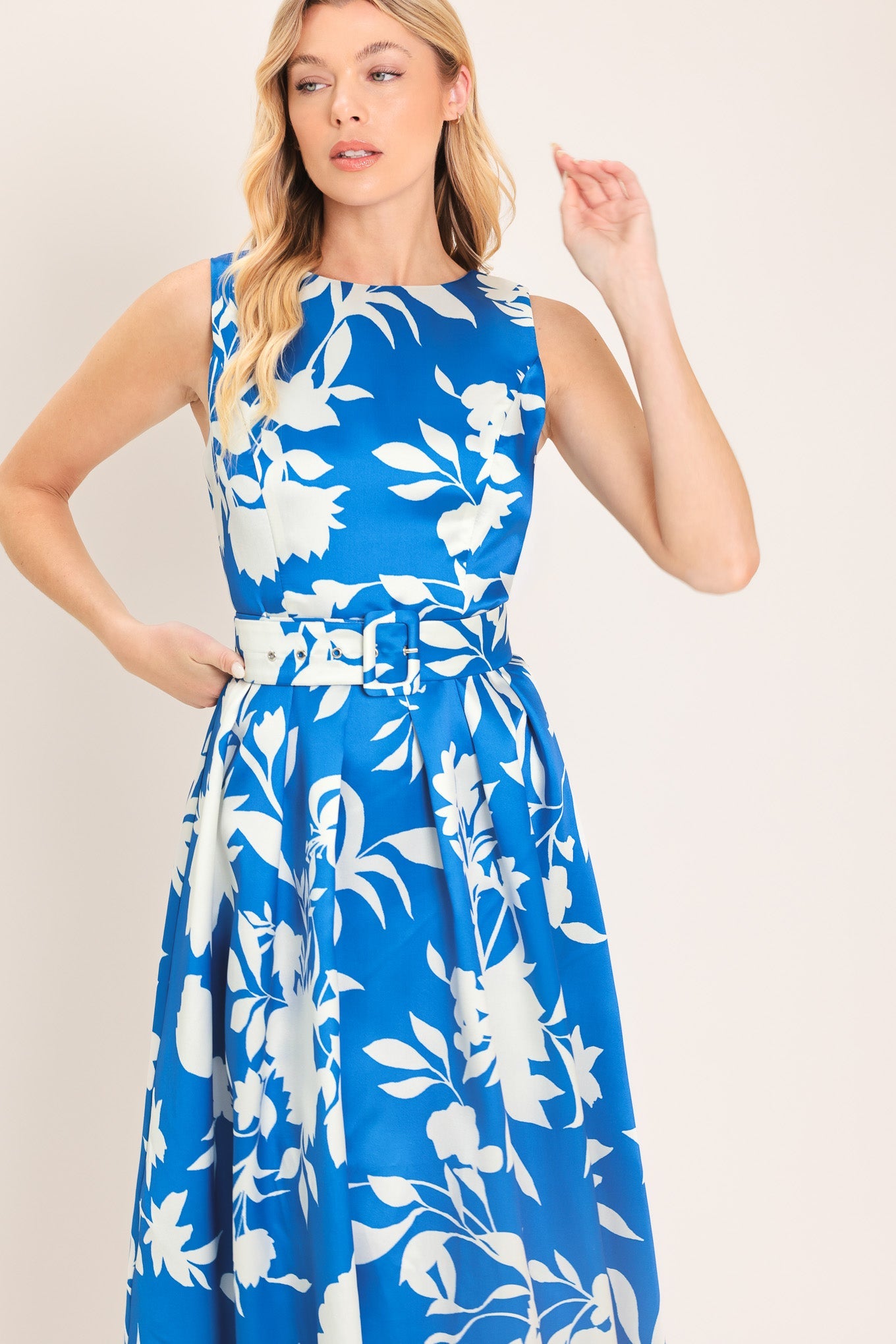 SAPPHIRE FANTASY LIME WOVEN MAXI DRESS