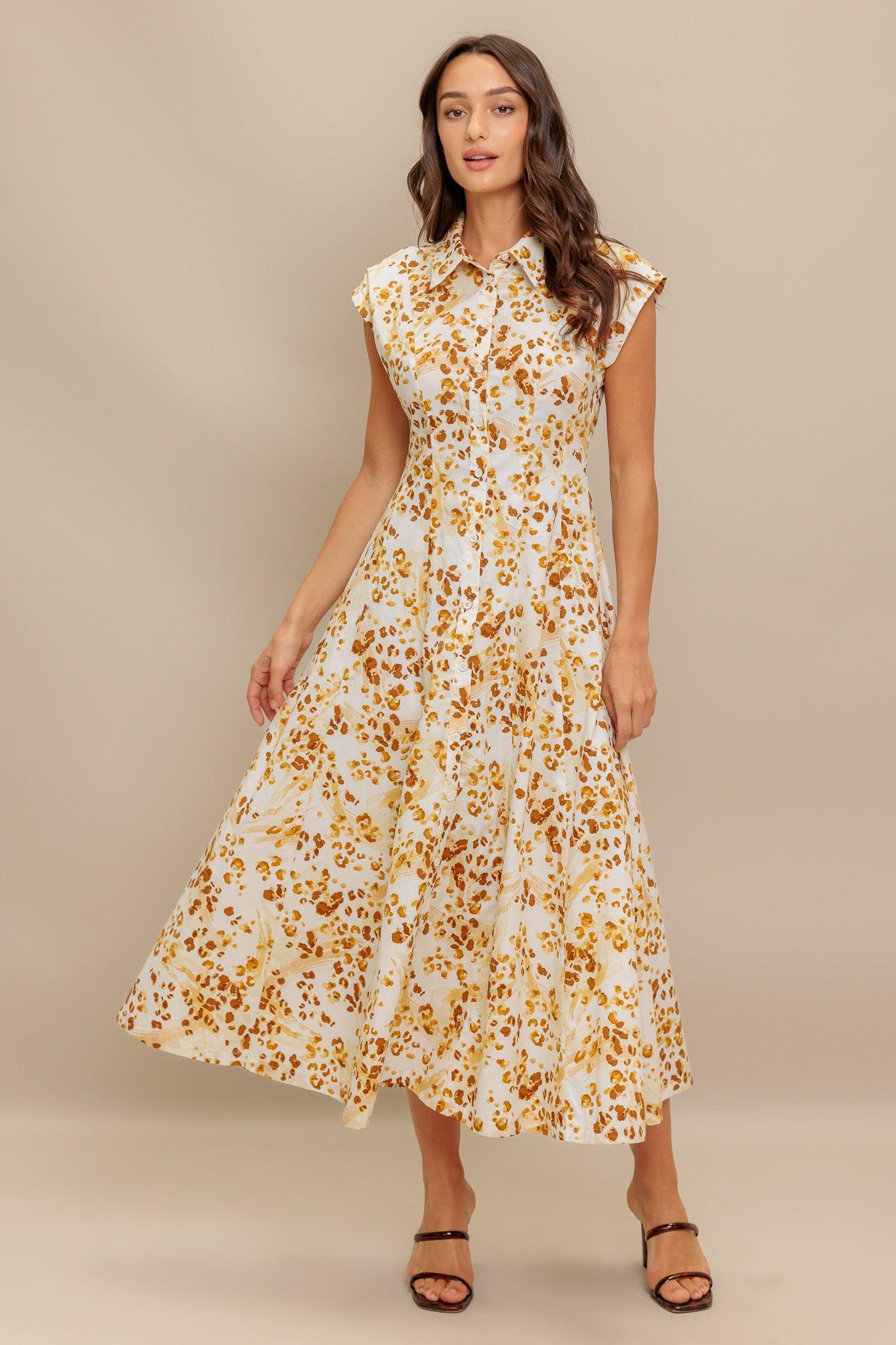 Buttercup Kiss Midi Dress