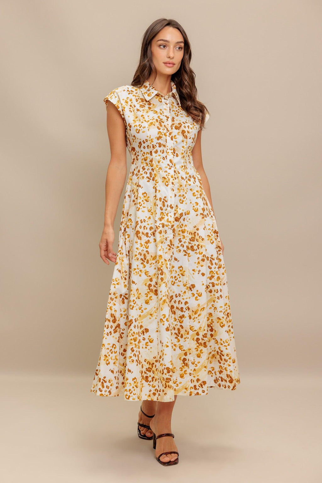 Buttercup Kiss Midi Dress
