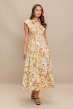 Buttercup Kiss Midi Dress