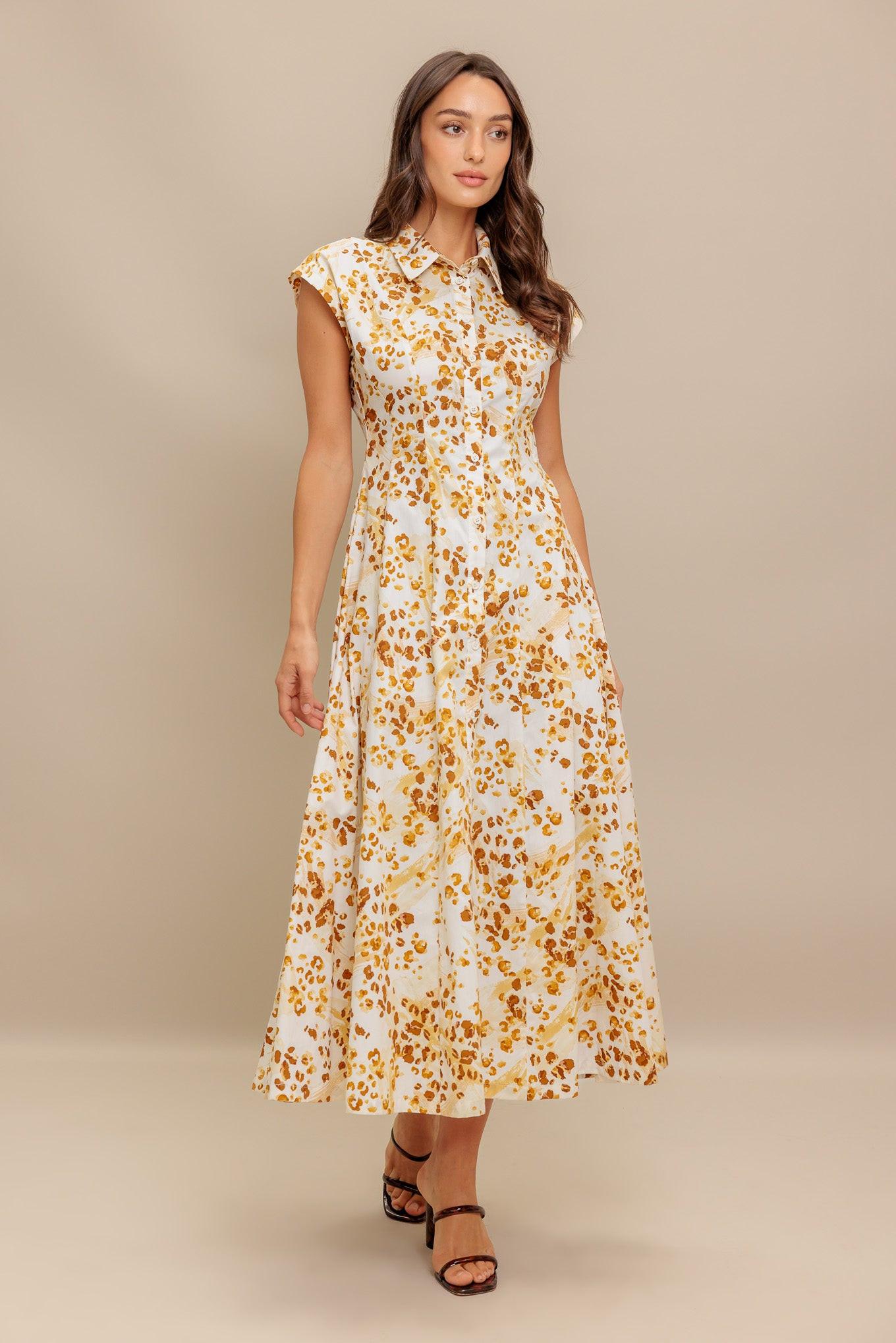 Buttercup Kiss Midi Dress