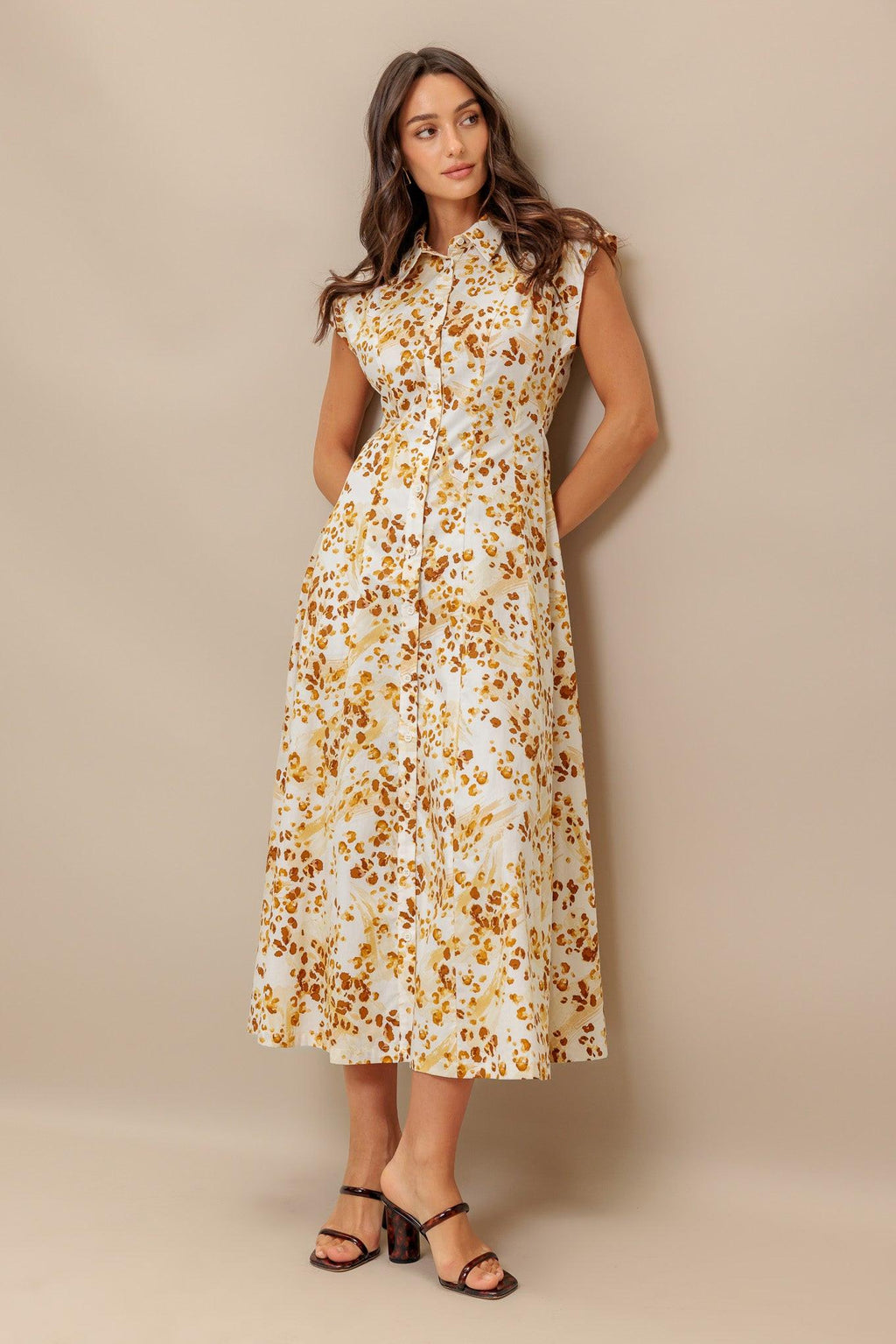 Buttercup Kiss Midi Dress