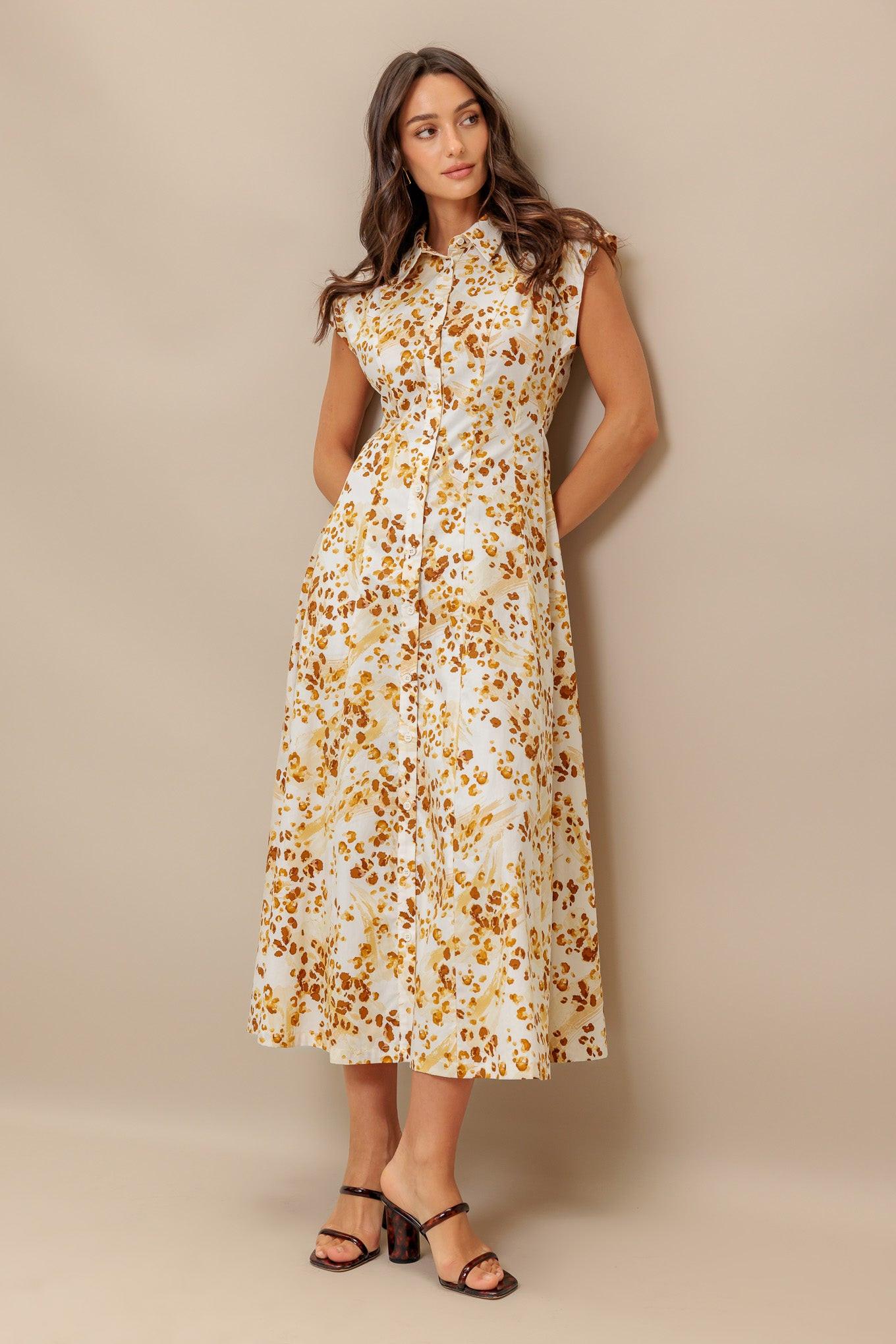 Buttercup Kiss Midi Dress