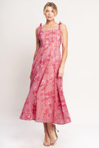 Romantic Canopy Midi Dress