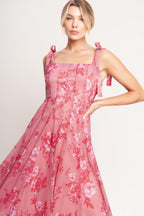 Romantic Canopy Midi Dress