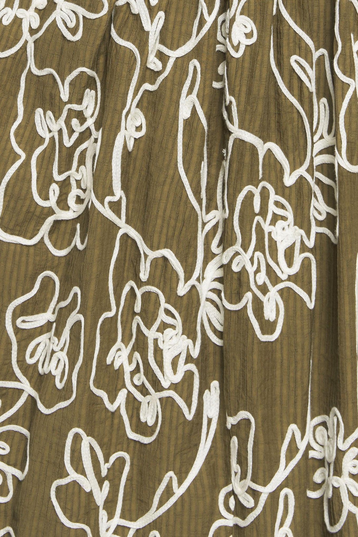 Botanical Outline Mini Dress