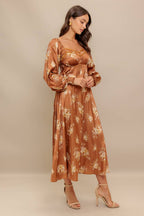 English Garden Woven Midi Dress
