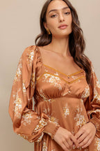 English Garden Woven Midi Dress