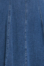 WESTWOOD CHARM DENIM MINI DRESS