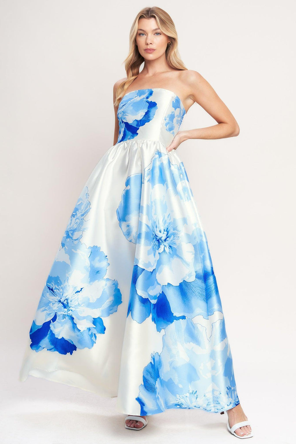 Luxe Peony Maxi Dress