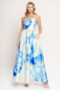 Luxe Peony Maxi Dress