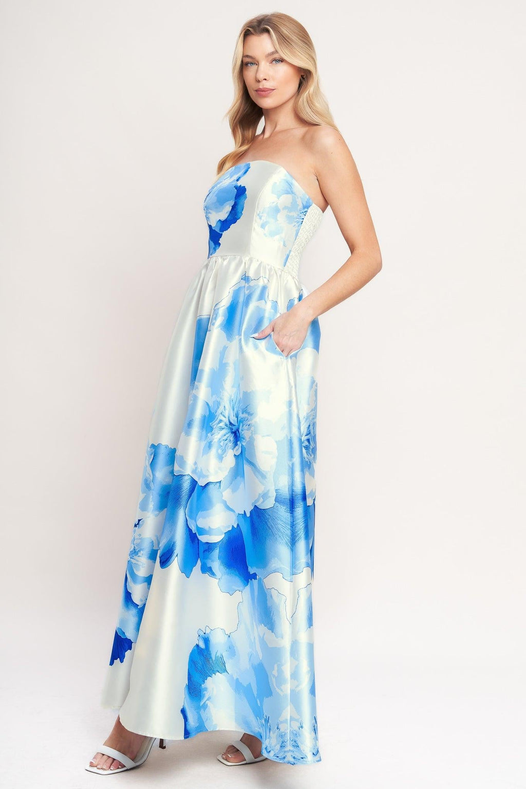 Luxe Peony Maxi Dress
