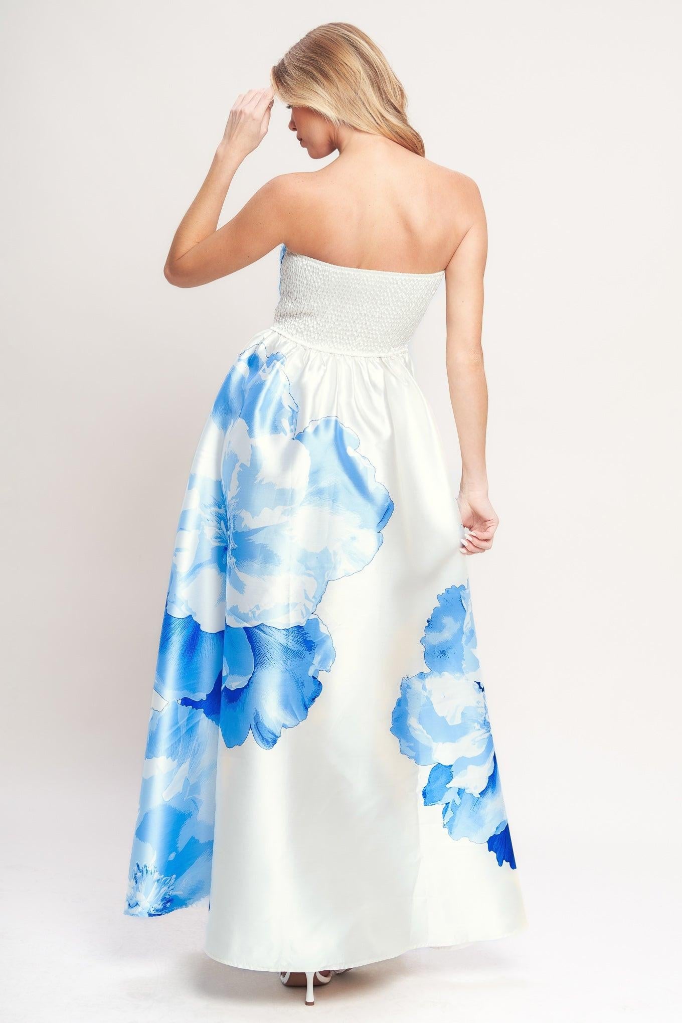 Luxe Peony Maxi Dress