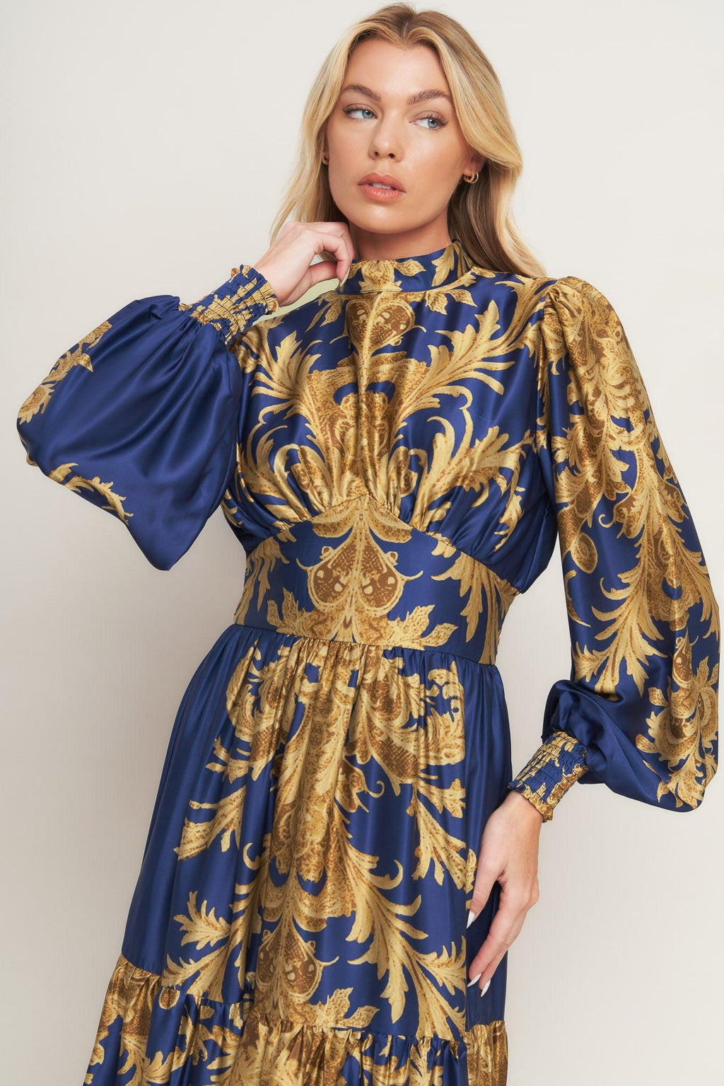 Palace Waltz Printed Tiered Maxi Dress