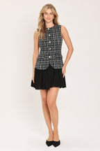 Modern Icon Tweed Mini Dress
