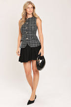 Modern Icon Tweed Mini Dress
