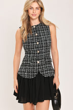 Modern Icon Tweed Mini Dress