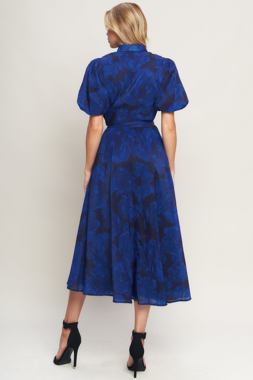 TWILIGHT MUSE WOVEN MIDI DRESS