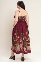 SECRET GARDEN ROMANCE WOVEN ANKLE DRESS