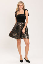 Celebration Night Velvet Mini Dress