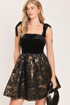 Celebration Night Velvet Mini Dress