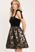 Celebration Night Velvet Mini Dress