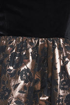 CELEBRATION NIGHT VELVET WOVEN MINI DRESS