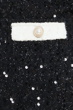 MIDNIGHT GLAM SEQUIN MINI DRESS