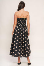 SPOTLIGHT HOUR WOVEN MIDI DRESS