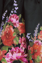 The Botanical Ball Gown Woven Midi Dress
