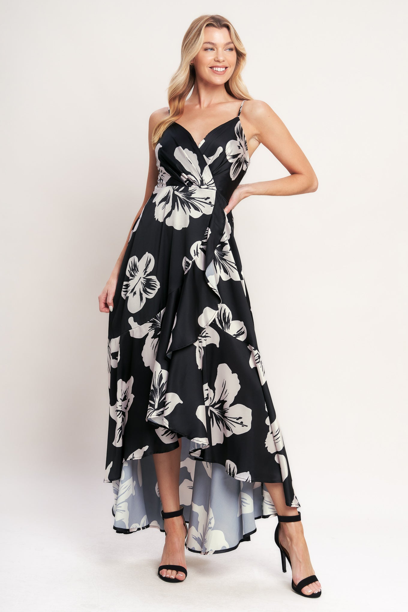 ETERNAL FLORA WOVEN MAXI DRESS