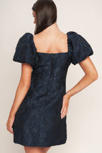 GOLDEN MOON WOVEN MINI DRESS