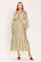 Tribal Whisper Midi Dress