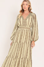 Tribal Whisper Midi Dress
