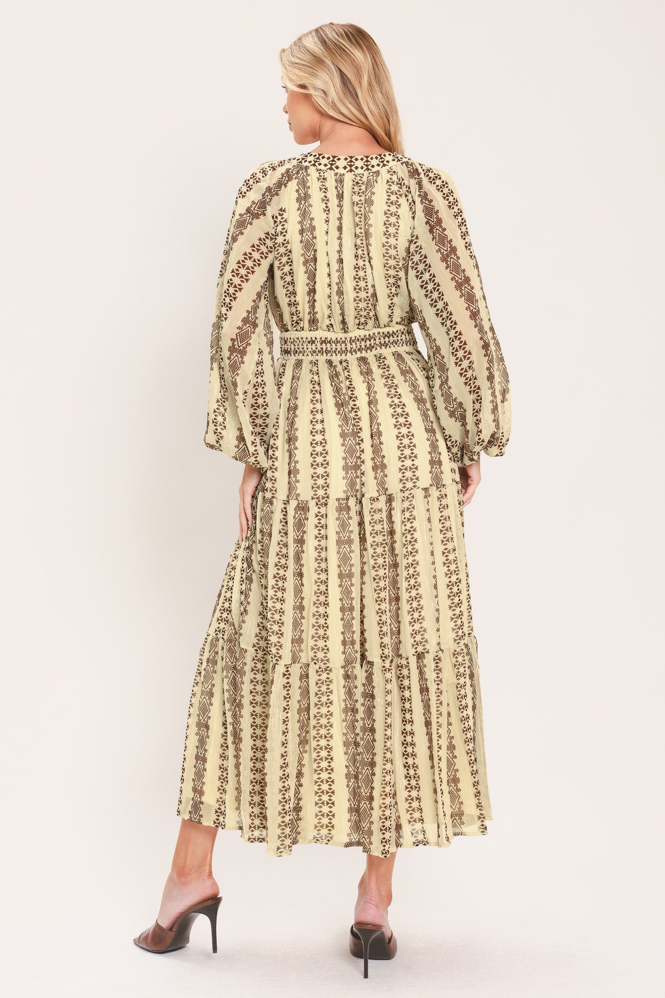 Tribal Whisper Midi Dress
