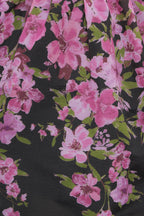 NIGHTFALL BLOSSOM WOVEN MIDI DRESS