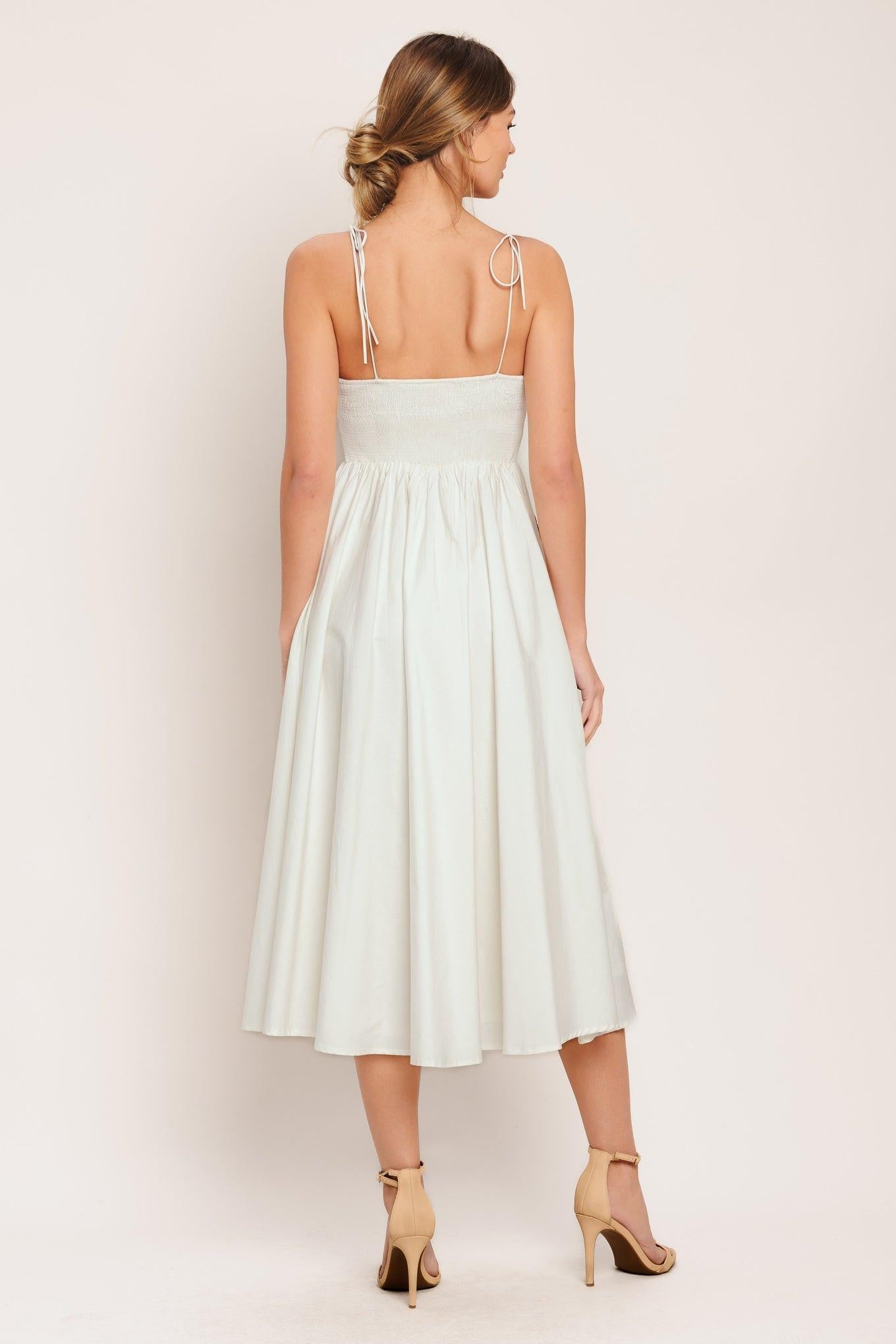 Poetic Bloom Midi Dress