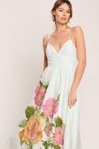 Poetic Bloom Midi Dress