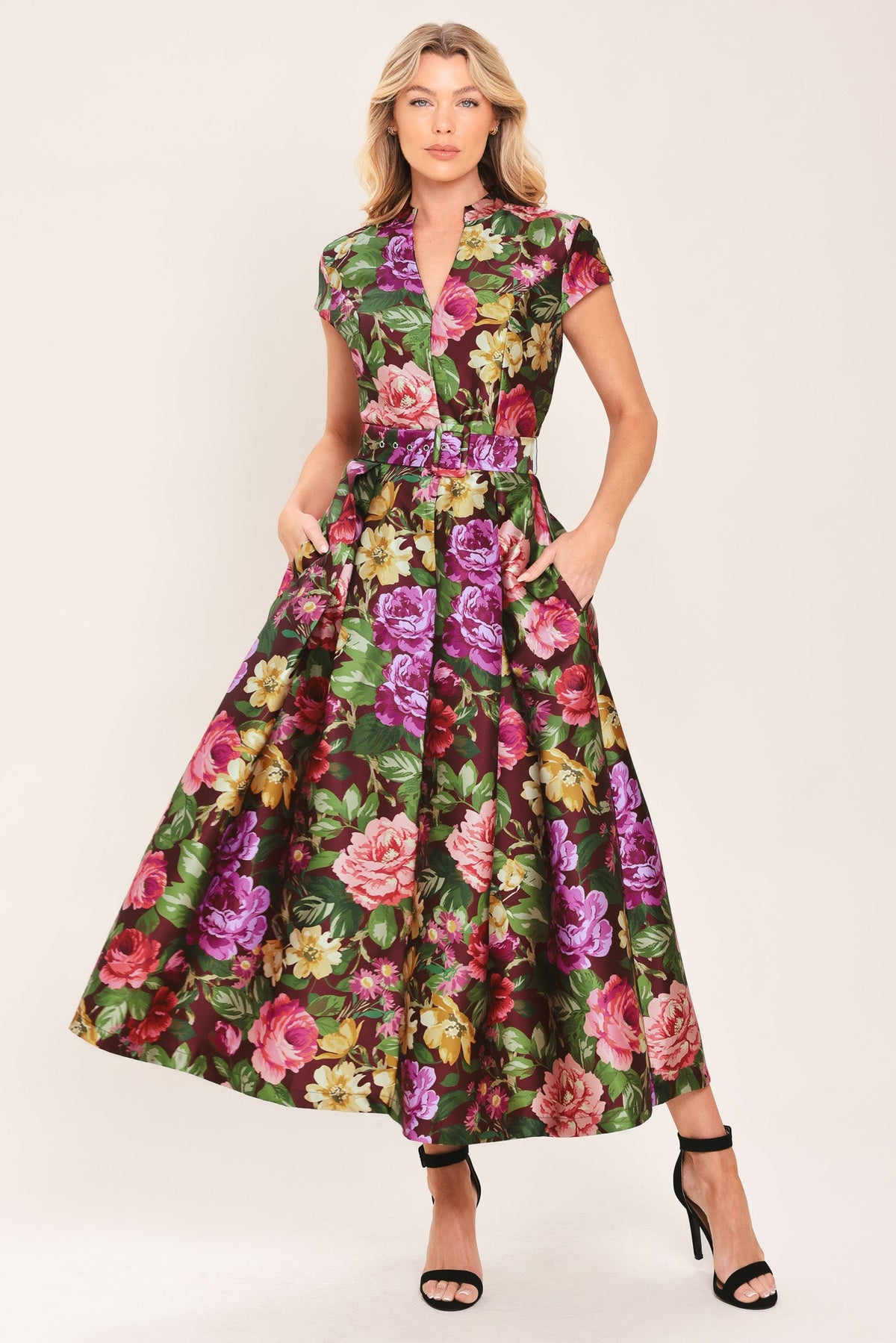 Fresh Canvas Floral Midi Dress