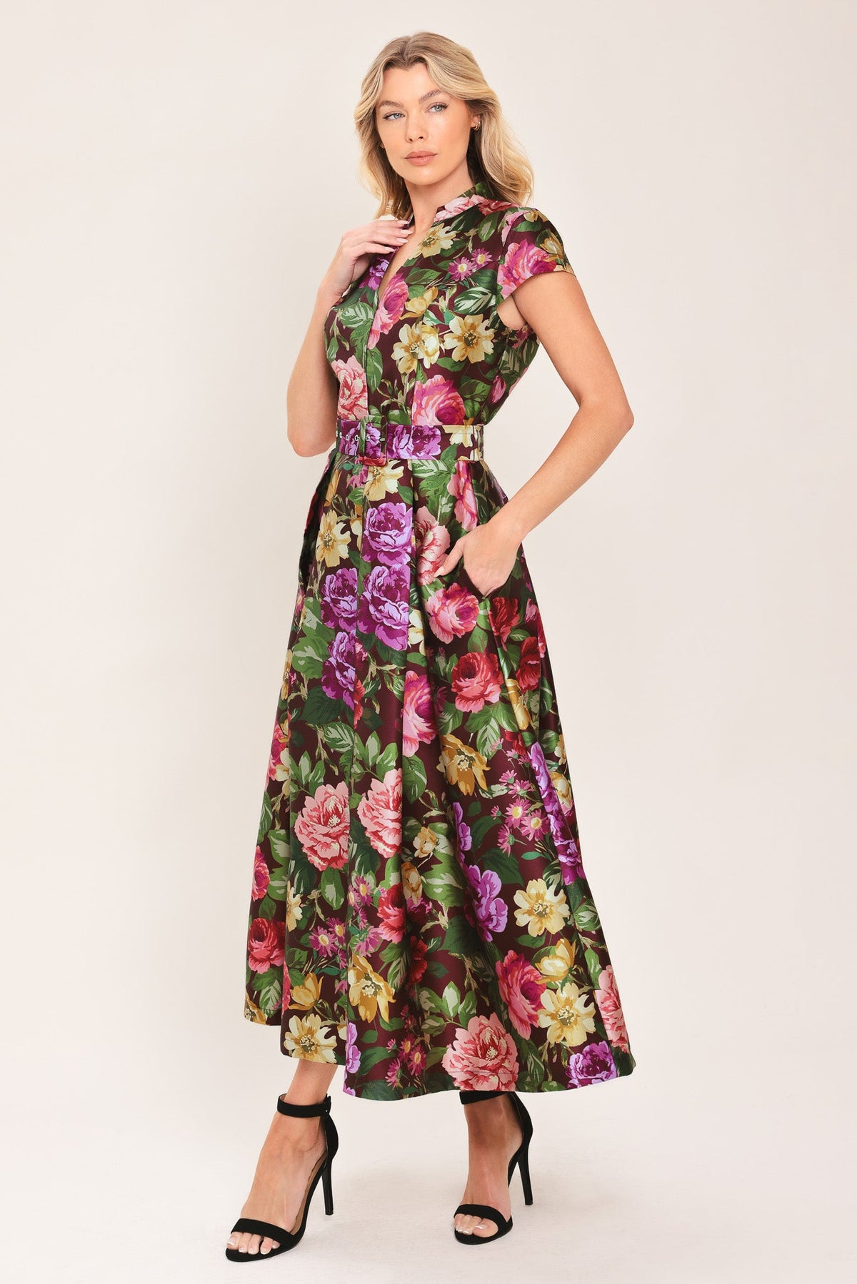 Fresh Canvas Floral Midi Dress