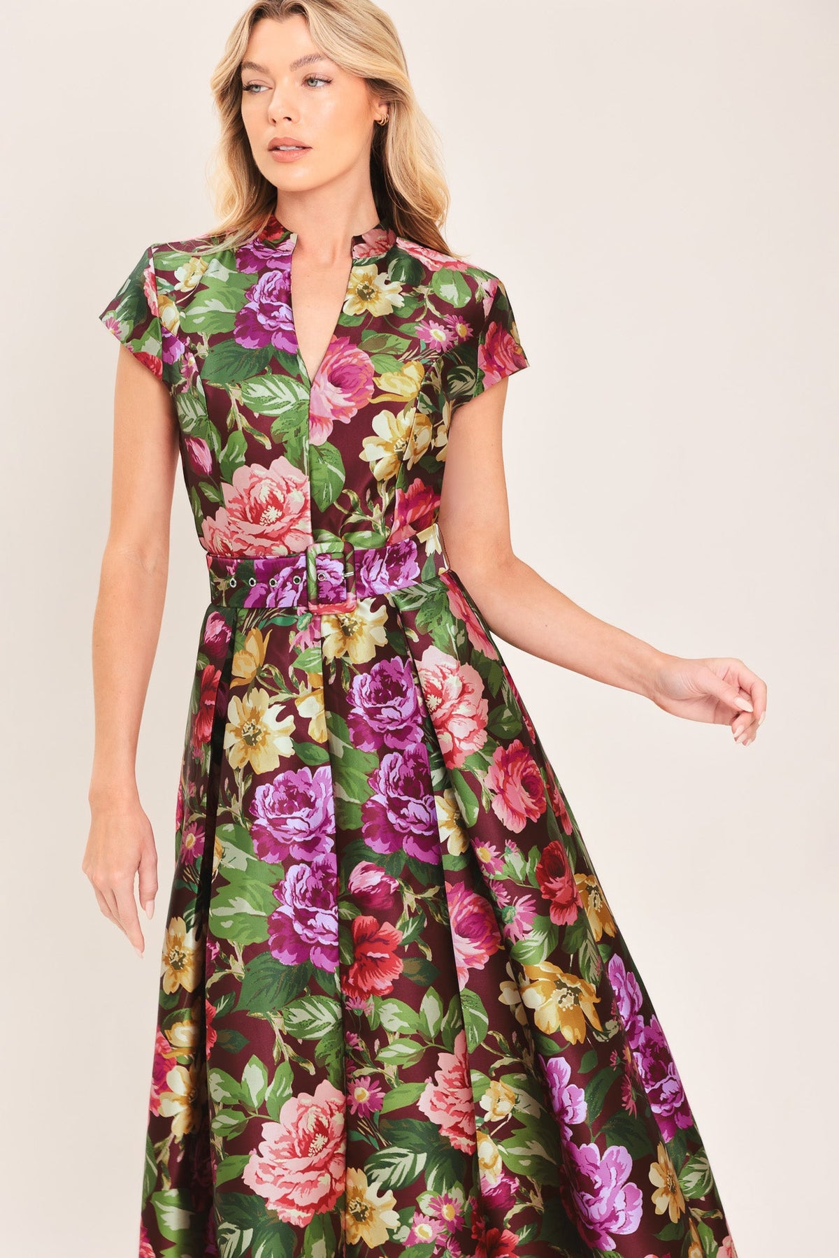 Fresh Canvas Floral Midi Dress