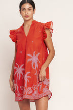 ISLAND STATE OF MIND WOVEN MINI DRESS