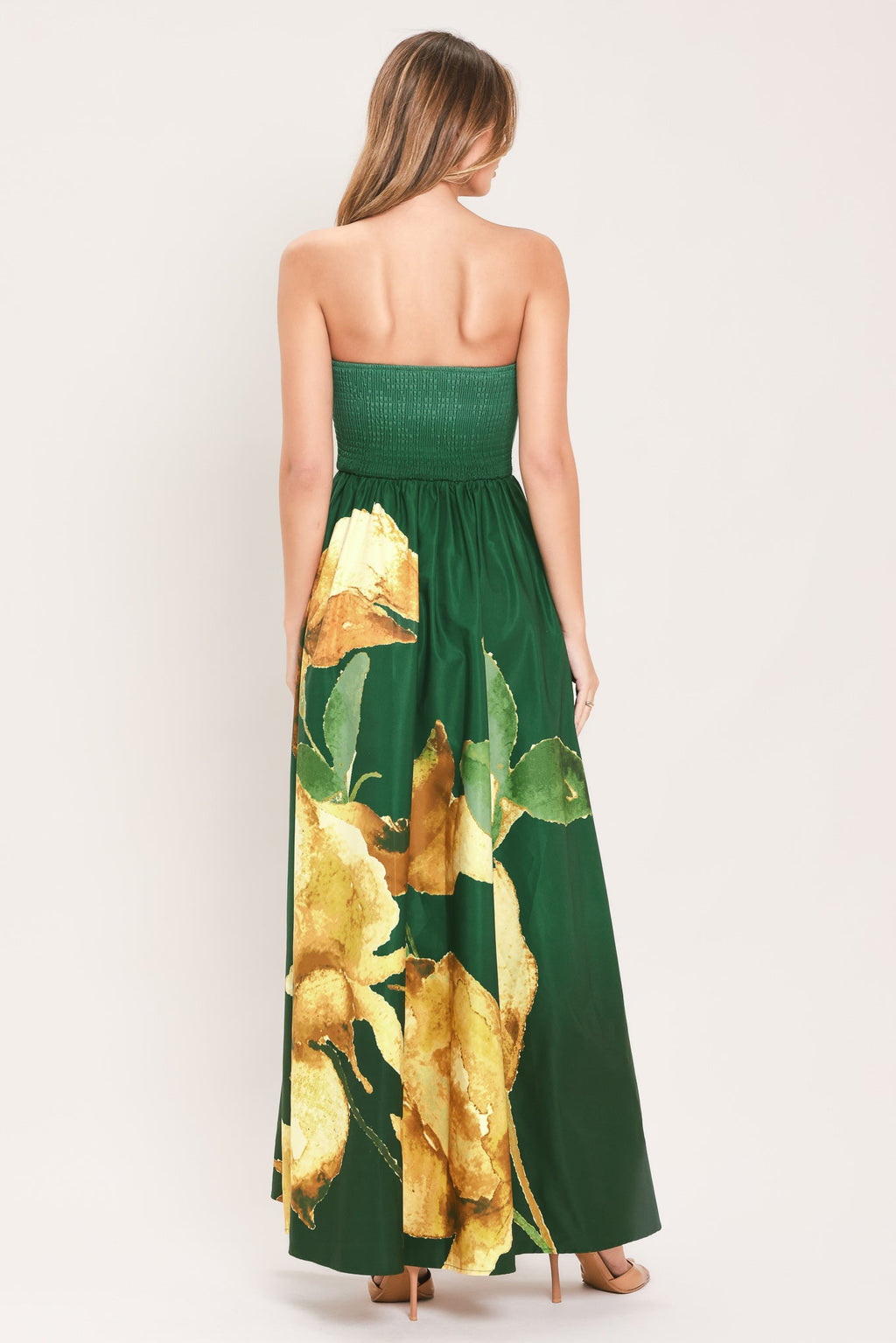Golden Rose Afterglow Maxi Dress