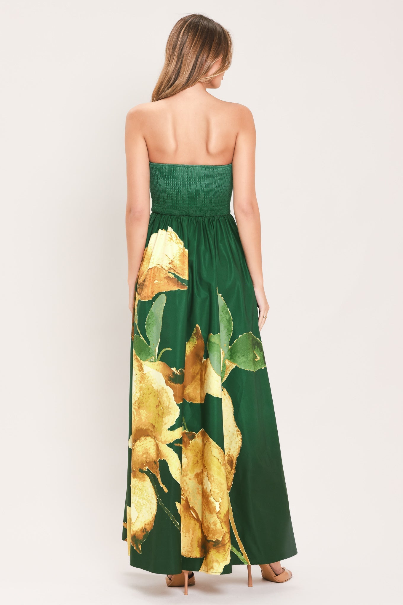 Golden Rose Afterglow Maxi Dress