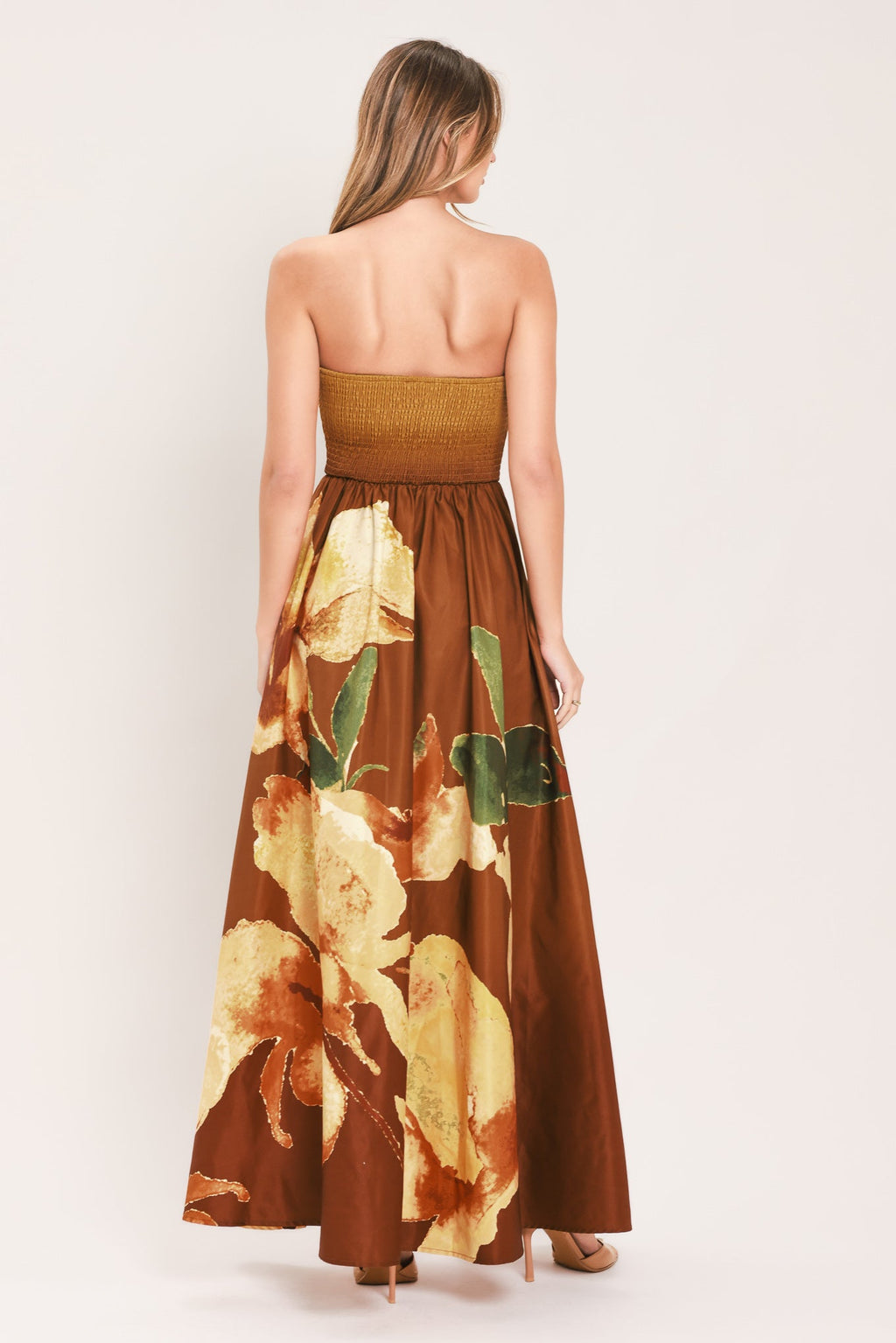 Golden Rose Afterglow Maxi Dress