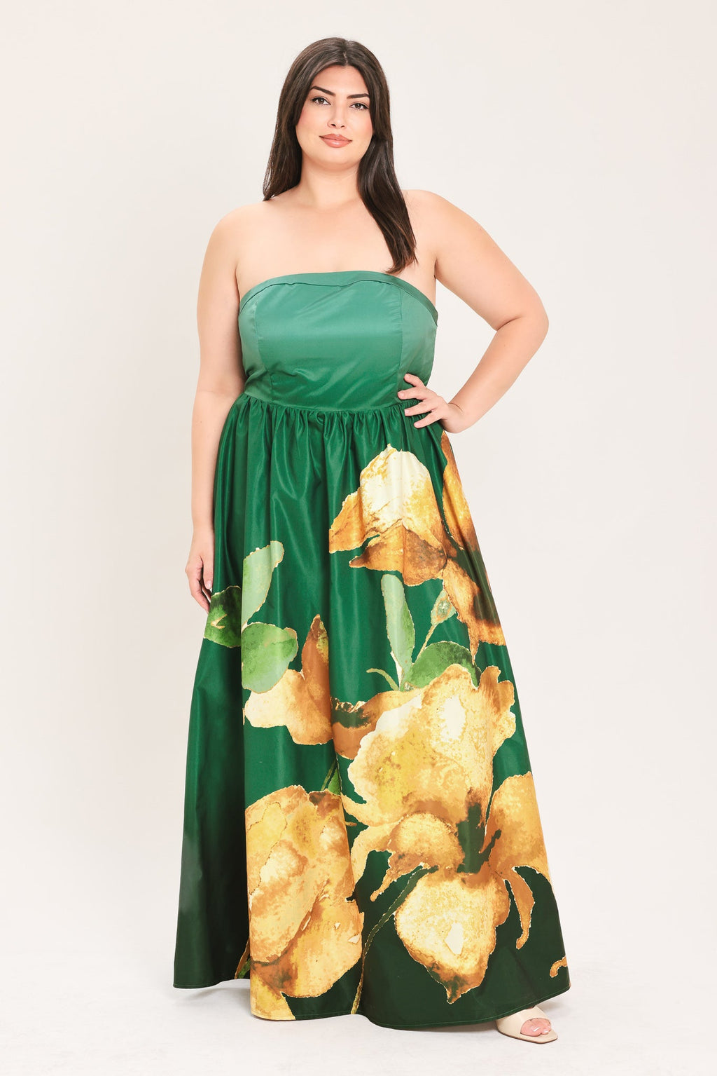 Golden Rose Afterglow Maxi Dress