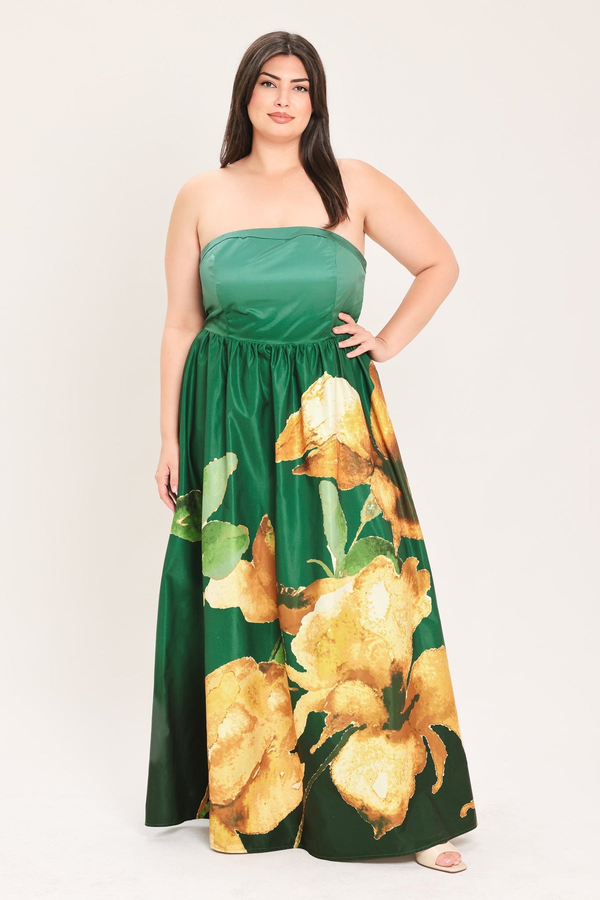 Golden Rose Afterglow Maxi Dress