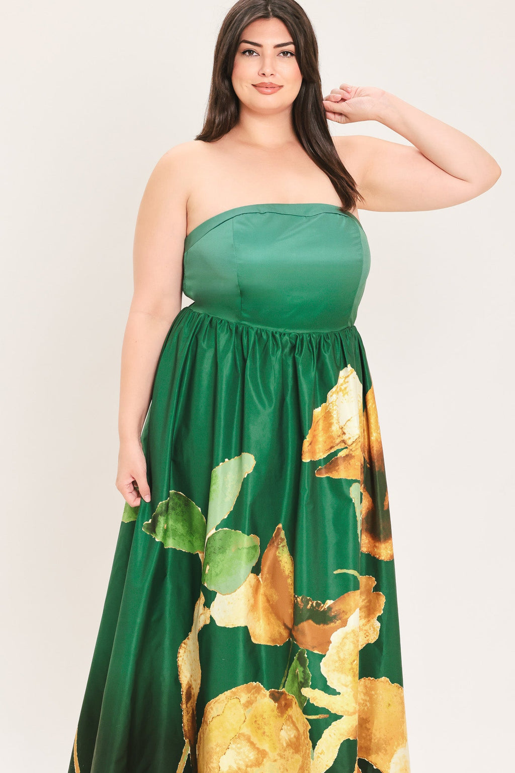 Golden Rose Afterglow Maxi Dress