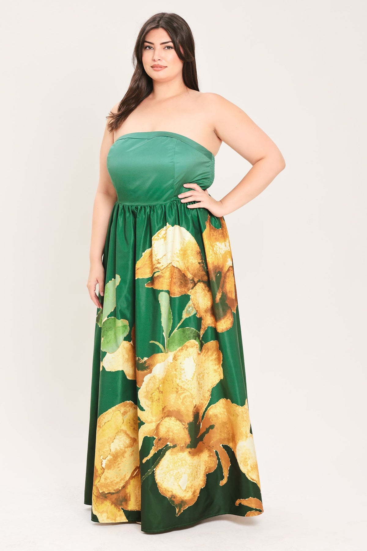Golden Rose Afterglow Maxi Dress