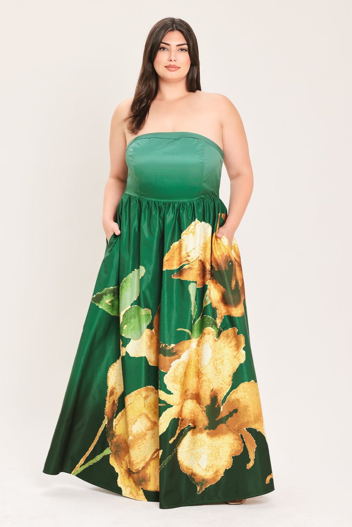 Golden Rose Afterglow Maxi Dress